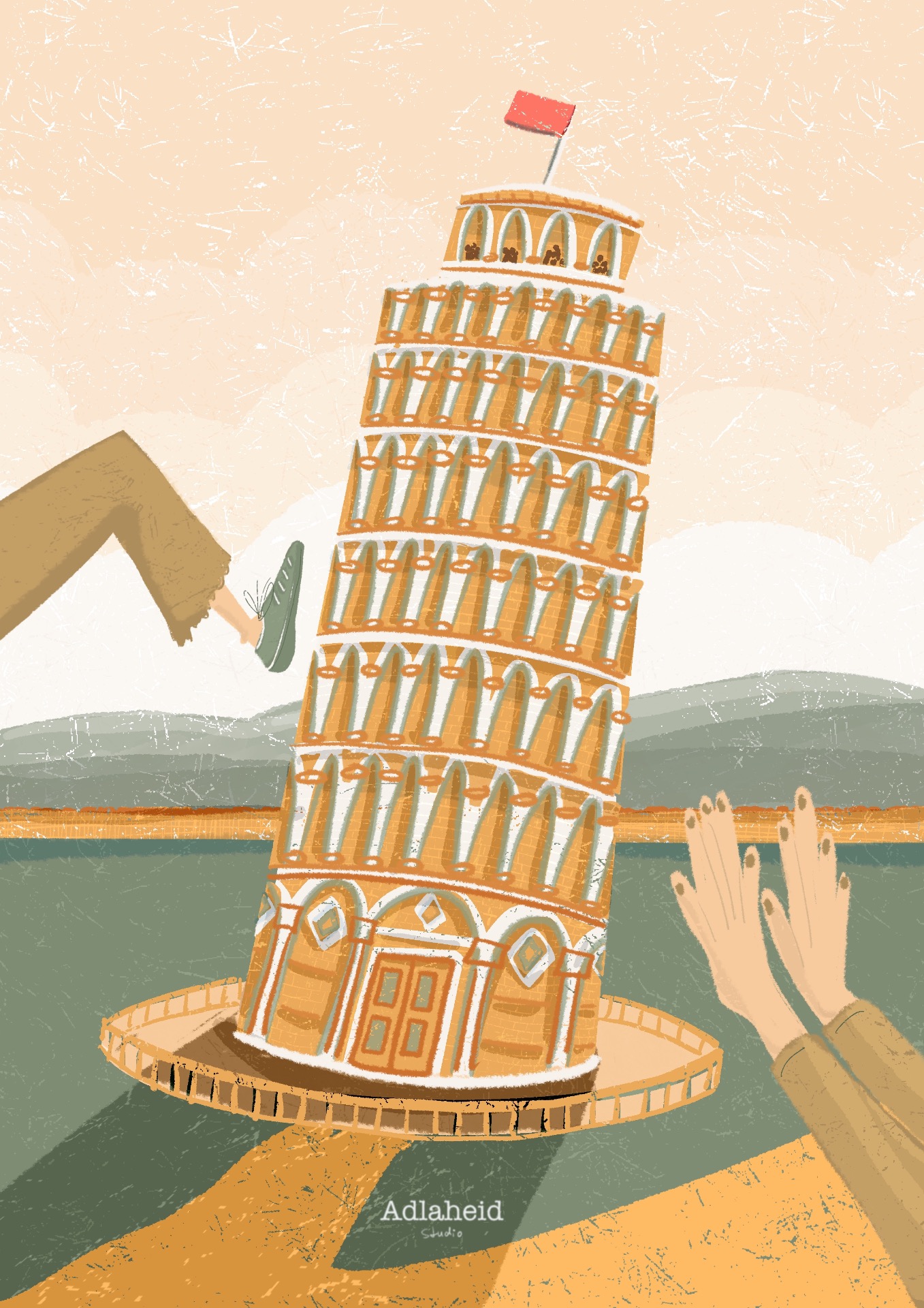 Pisa Italy Adlaheid Studio